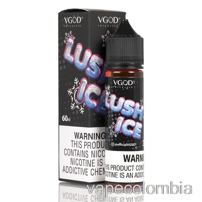 Kit Vape Completo Lush Ice - E-líquido Vgod - 60ml 3mg